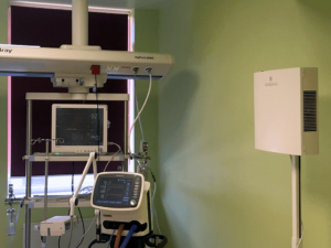 Novaerus plazmatechnológiás levegőfertőtlenítő a Nagyatádi Kórház intenzív osztályán
