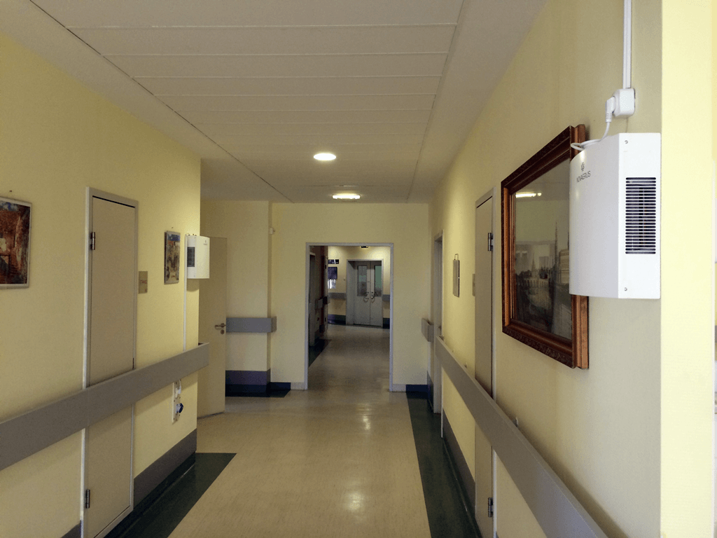 Uzsoki Utcai Kórház tüdőosztály folyosó